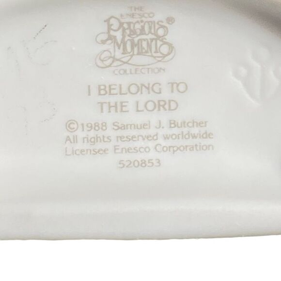 Vintage Precious Moments - I Belong To The Lord | 1978 | 520853 - Picture 5 of 6